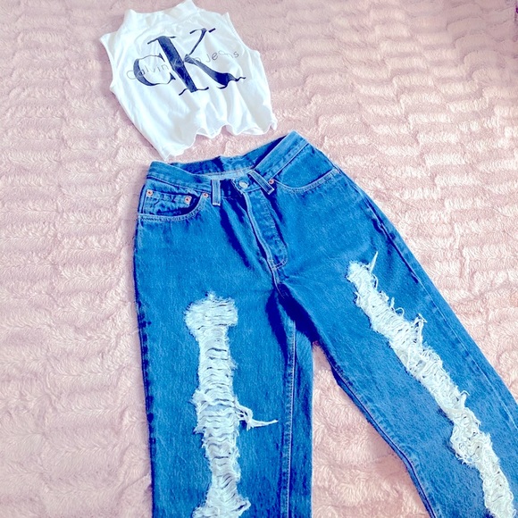 Levi's Denim - Distressed Vintage 501 Levi’s jeans